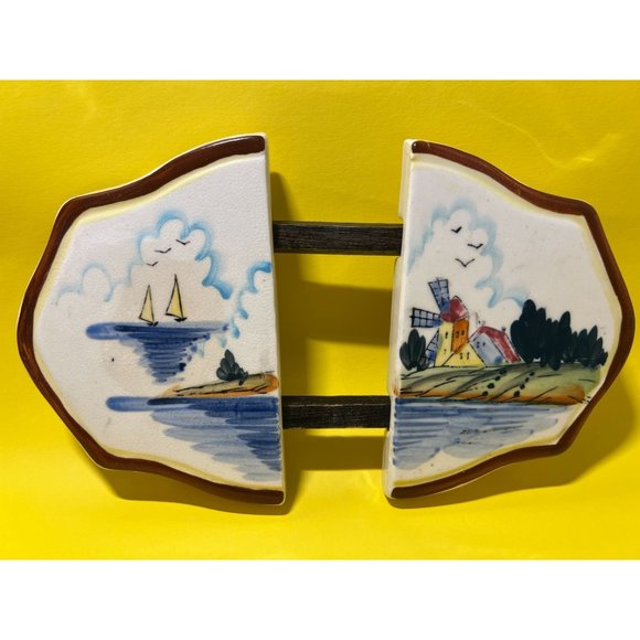 Fred Roberts Studios Expandable Trivet Ceramic Hand Painted Vintage Japan 70's - Picture 3 of 7